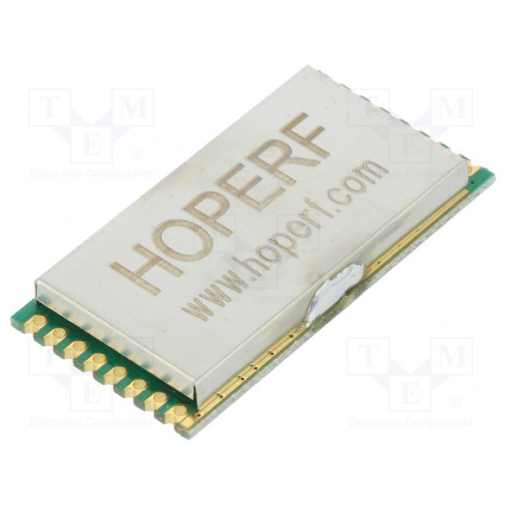 Модуль transceiver HOPE MICROELECTRONICS RFM95PW-868S2 (RFM95PW-868S2)