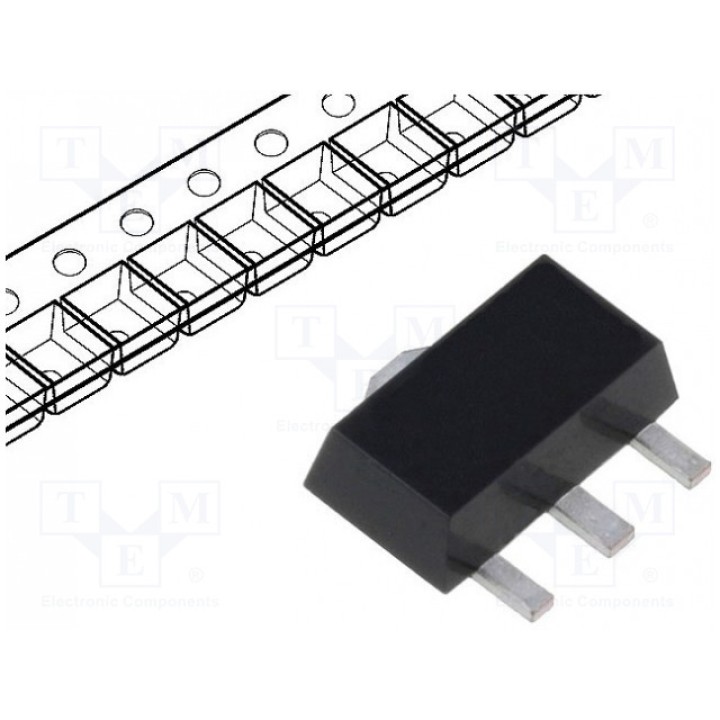 Транзистор PNP биполярный DIODES INCORPORATED BSR33TA (BSR33TA)