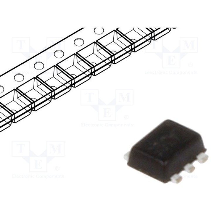 Транзистор N/P-MOSFET DIODES INCORPORATED DMC2004VK-7 (DMC2004VK-7)