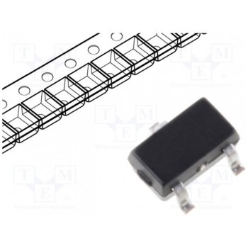 Транзистор N-MOSFET полевой DIODES INCORPORATED DMN63D8LW-13