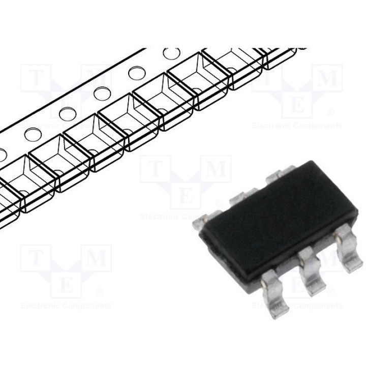 Транзистор N-MOSFET полевой DIODES INCORPORATED ZVN4525E6TA (ZVN4525E6TA)