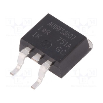 Транзистор N-MOSFET полевой INFINEON TECHNOLOGIES AUIRFS3607