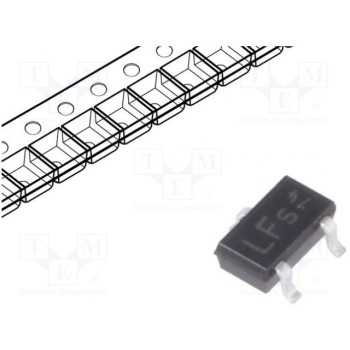 Транзистор N-MOSFET полевой INFINEON TECHNOLOGIES BSR802NL6327HTSA1