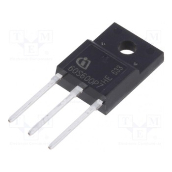 Транзистор N-MOSFET полевой INFINEON TECHNOLOGIES IPAW60R600P7S