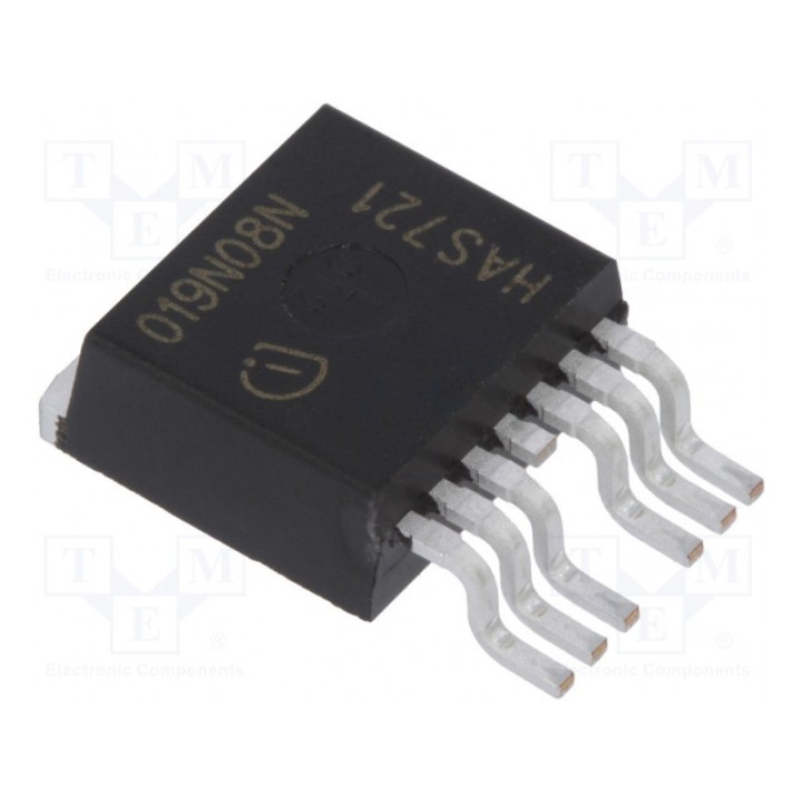 Транзистор N-MOSFET полевой INFINEON TECHNOLOGIES IPB019N08N3G (IPB019N08N3G)