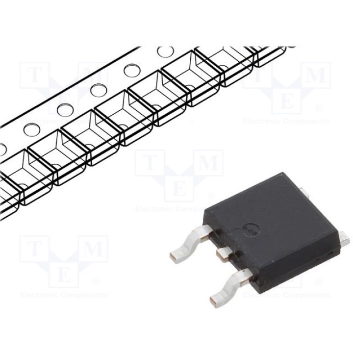 Транзистор N-MOSFET полевой INFINEON TECHNOLOGIES IPD90R1K2C3ATMA1 (IPD90R1K2C3ATMA1)