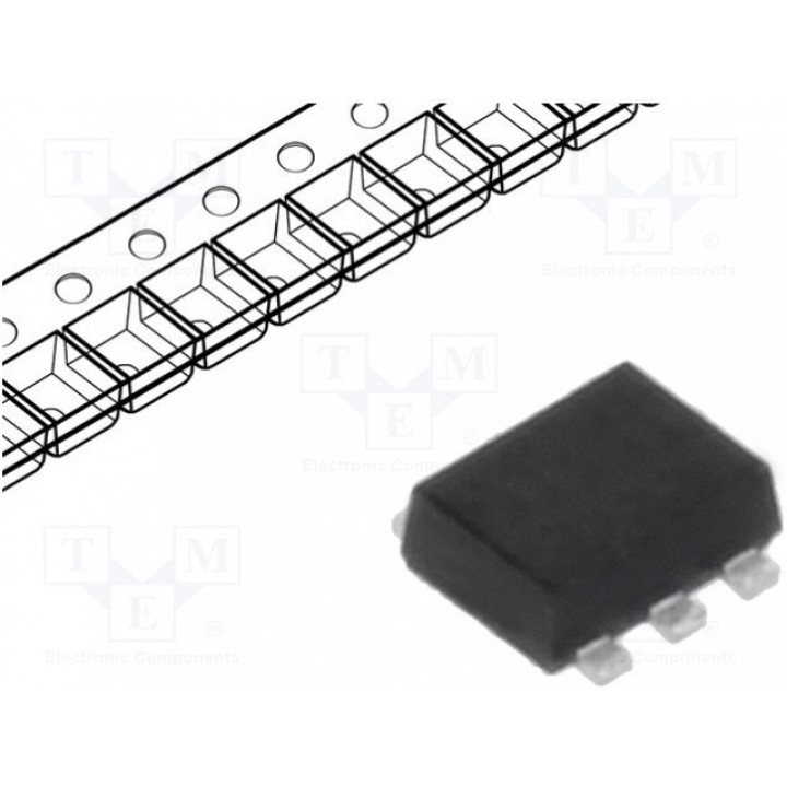 Транзистор P-MOSFET полевой NEXPERIA NX3008PBKV.115 (NX3008PBKV.115)