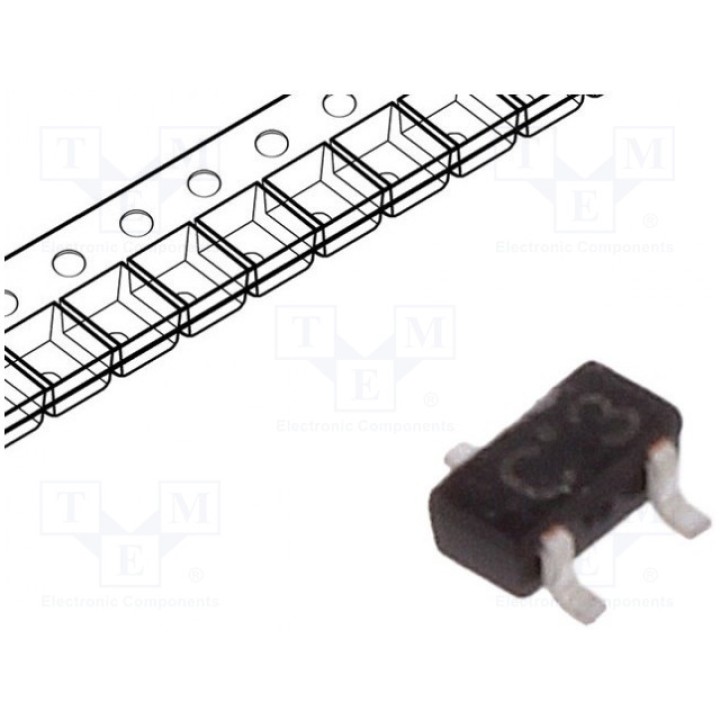 Транзистор NPN биполярный BRT 50В ON SEMICONDUCTOR DTC144EET1G (DTC144EET1G)