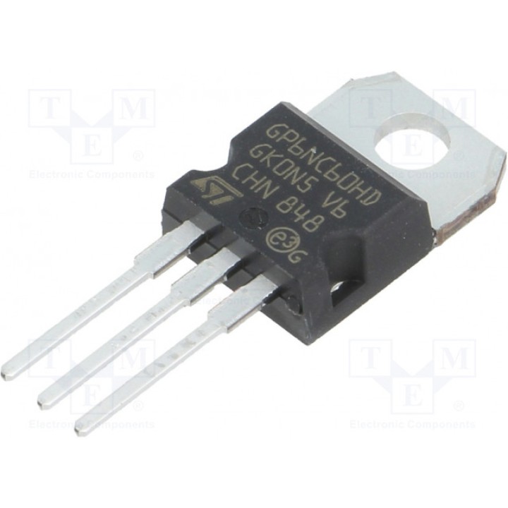 Транзистор IGBT STMicroelectronics STGP6NC60HD (STGP6NC60HD)