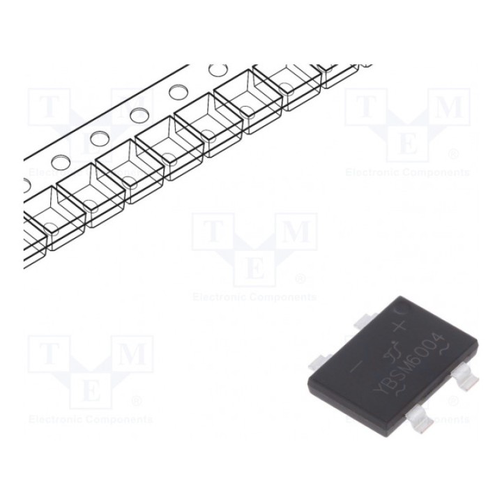 Однофазный выпрямительный мост YANGJIE TECHNOLOGY YBSM6004 (YBSM6004-YAN)