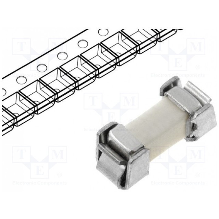 Предохранитель плавкая вставка медленный BEL FUSE 0680-1000-12 (BSMDGE-T1.0A)