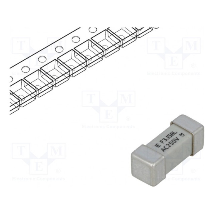 Предохранитель плавкая вставка быстрый LITTELFUSE 04643.15DR (04643.15DR)