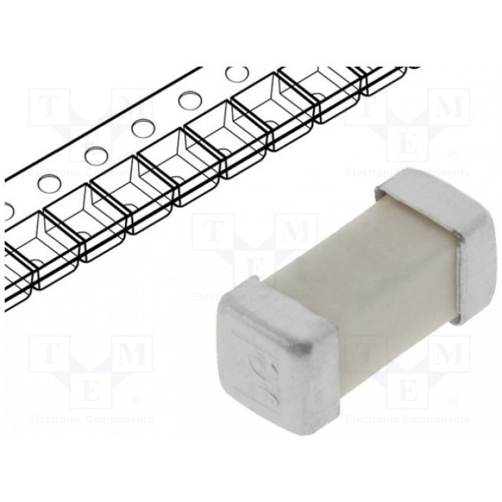 Предохранитель плавкая вставка SIBA 157000.0,125 (BSMD-S0.125A)