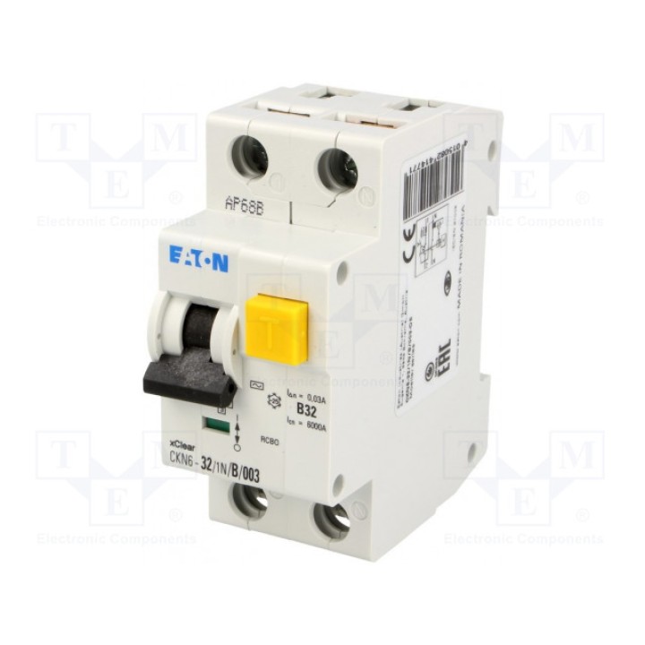 Дифференциальный автомат (АВДТ) EATON ELECTRIC CKN6-321NB003 (CKN6-32-1N-B-003)