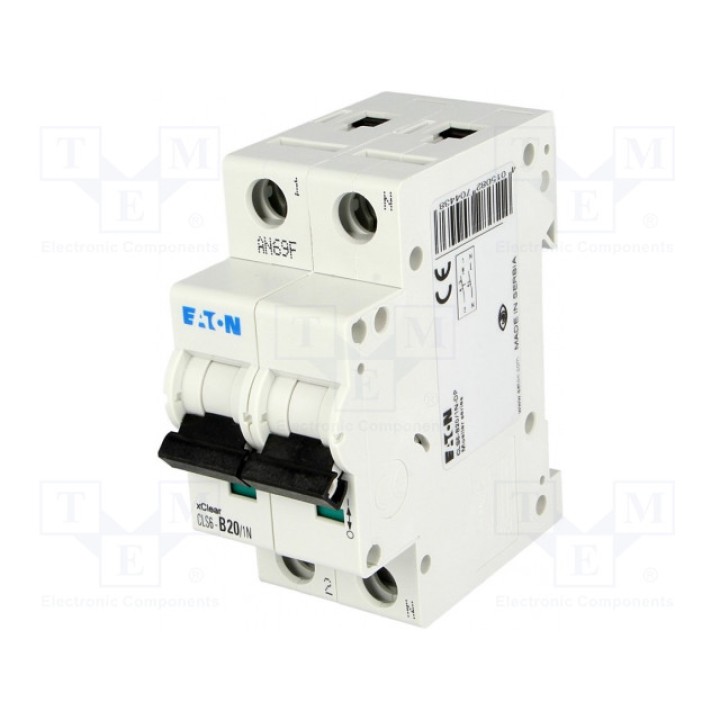 Выключатель максимального тока EATON ELECTRIC CLS6-B201N (CLS6-B20-1N)