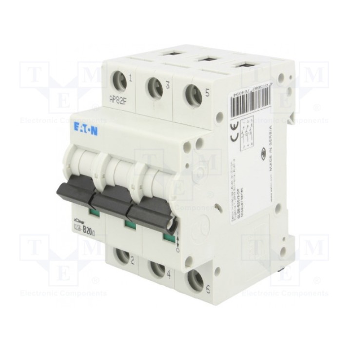 Выключатель максимального тока EATON ELECTRIC CLS6-B203 (CLS6-B20-3)