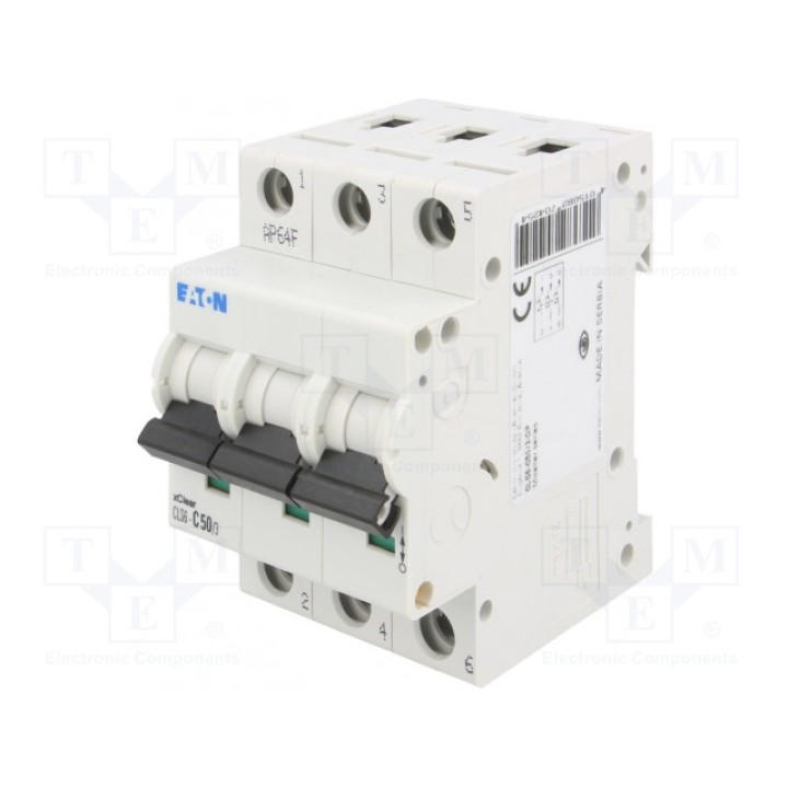 Выключатель максимального тока EATON ELECTRIC CLS6-C503 (CLS6-C50-3)
