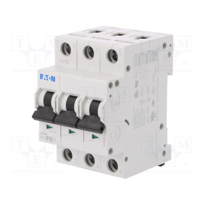 Выключатель максимального тока EATON ELECTRIC FAZ-B163 (FAZ-B16-3)