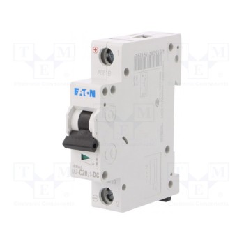 Выключатель максимального тока EATON ELECTRIC FAZ-C20-1-DC