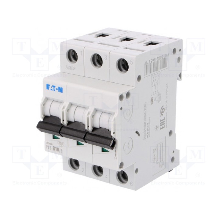 Выключатель максимального тока EATON ELECTRIC PL6-B103 (PL6-B10-3)