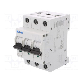 Выключатель максимального тока EATON ELECTRIC PL6-B16-3