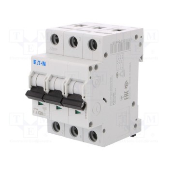 Выключатель максимального тока EATON ELECTRIC PL6-C25-3
