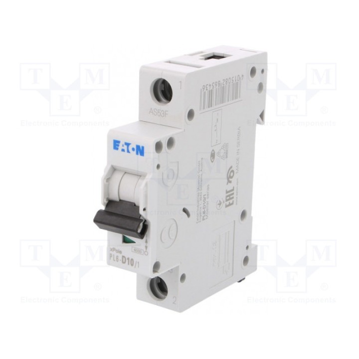 Выключатель максимального тока EATON ELECTRIC PL6-D101 (PL6-D10-1)