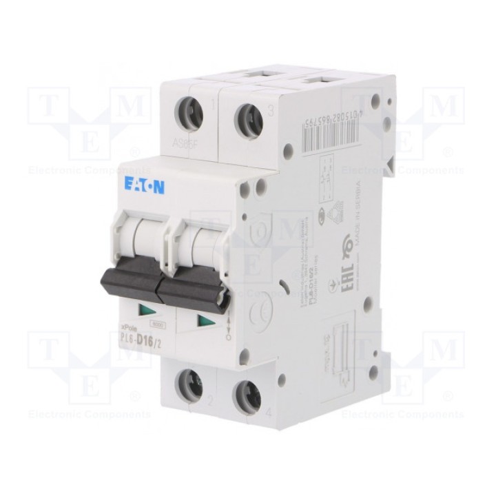 Выключатель максимального тока EATON ELECTRIC PL6-D162 (PL6-D16-2)