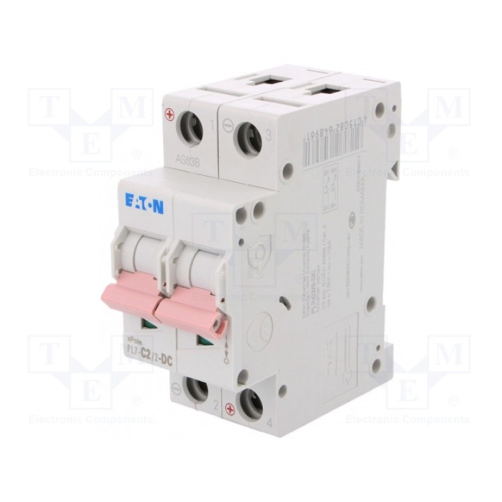 Выключатель максимального тока EATON ELECTRIC PL7-C22-DC (PL7-C2-2-DC)
