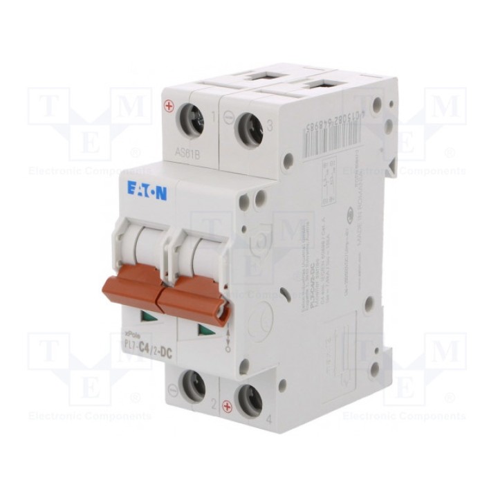 Выключатель максимального тока EATON ELECTRIC PL7-C42-DC (PL7-C4-2-DC)