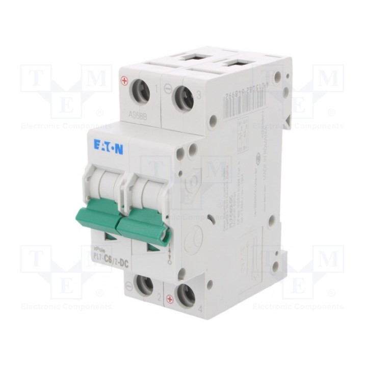 Выключатель максимального тока EATON ELECTRIC PL7-C62-DC (PL7-C6-2-DC)