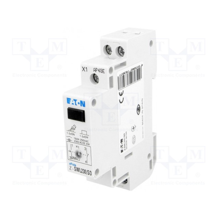 Модуль кнопочный выключатель 16А EATON ELECTRIC Z-SWL230SO (Z-SWL230-SO)