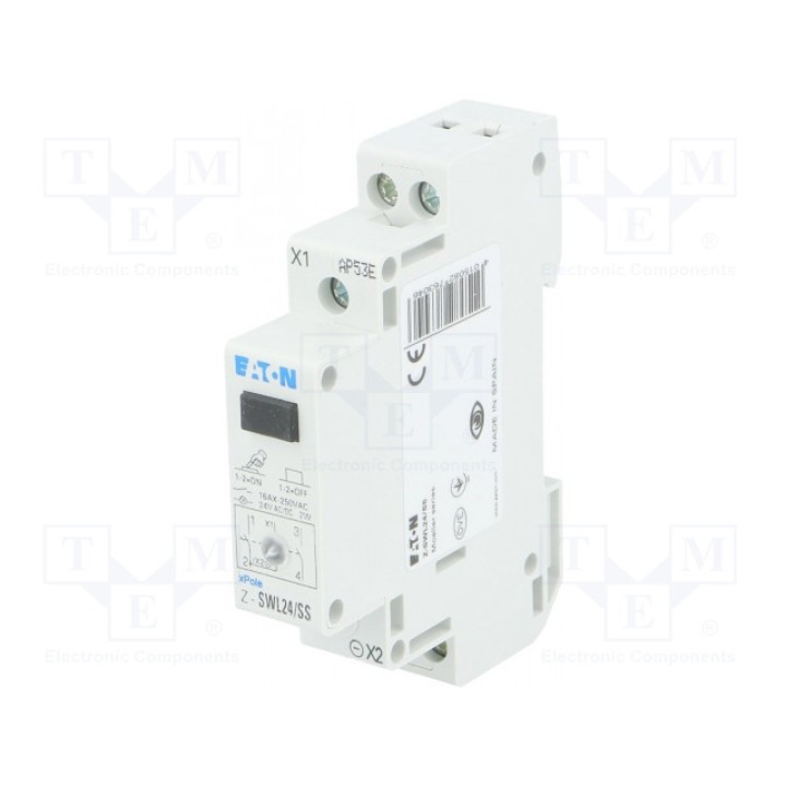 Модуль кнопочный выключатель 16А EATON ELECTRIC Z-SWL24SS (Z-SWL24-SS)