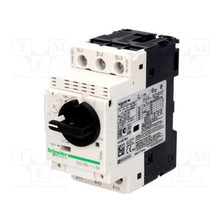 Выключатель двигателя SCHNEIDER ELECTRIC GV2P04 (GV2P04)