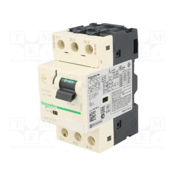 Выключатель двигателя 22кВт SCHNEIDER ELECTRIC GV2RT10 (GV2RT10)