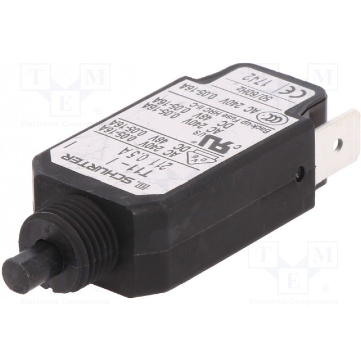 Выключатель максимального тока SCHURTER 4400.0059 (T11-211-0.5A)
