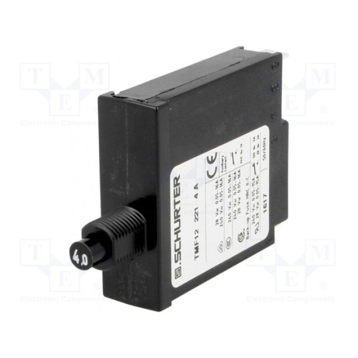 Выключатель максимального тока SCHURTER 4410.0159 (TMF12-221-4A)