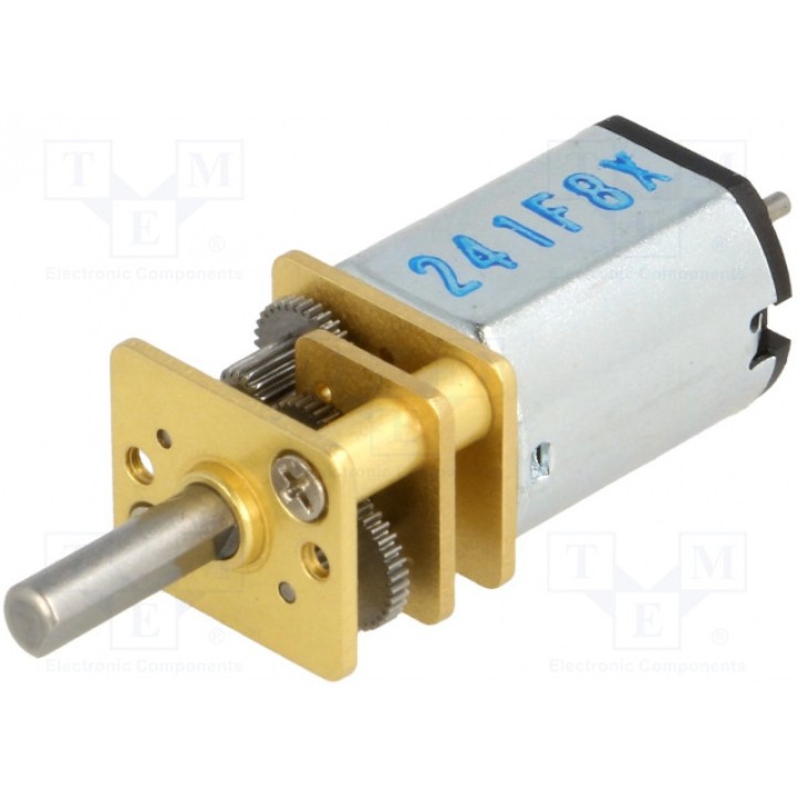 Электродвигатель DC с редуктором POLOLU 50:1 MICRO METAL GEARMOTOR MP 6V DUAL (POLOLU-2379)