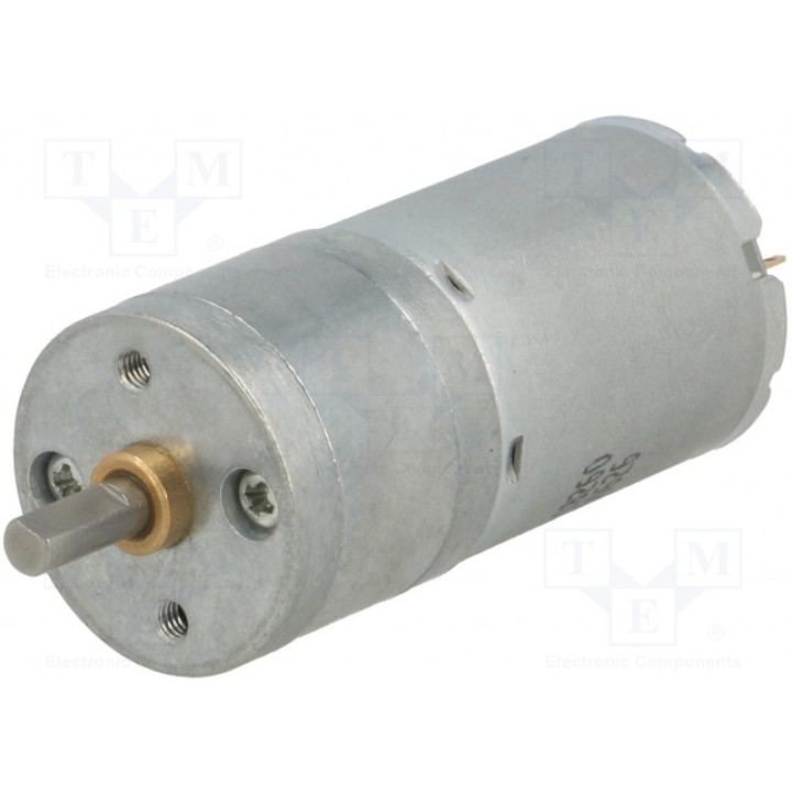 Электродвигатель DC с редуктором POLOLU 34:1 25DX52L MM MP 12V (POLOLU-3228)