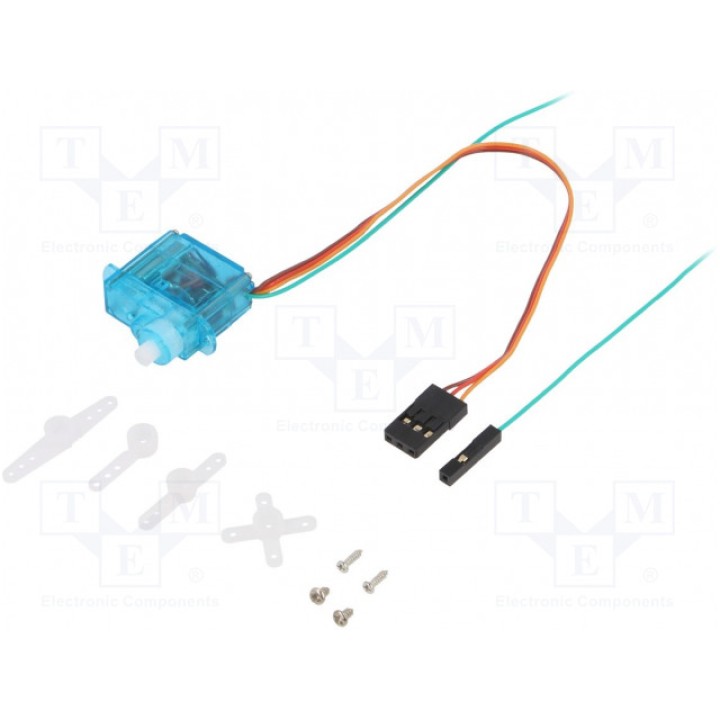 Электродвигатель сервомеханизм 48-6ВDC POLOLU FEETECH SUB-MICRO SERVO FS0403-FB POSITI (POLOLU-3438)