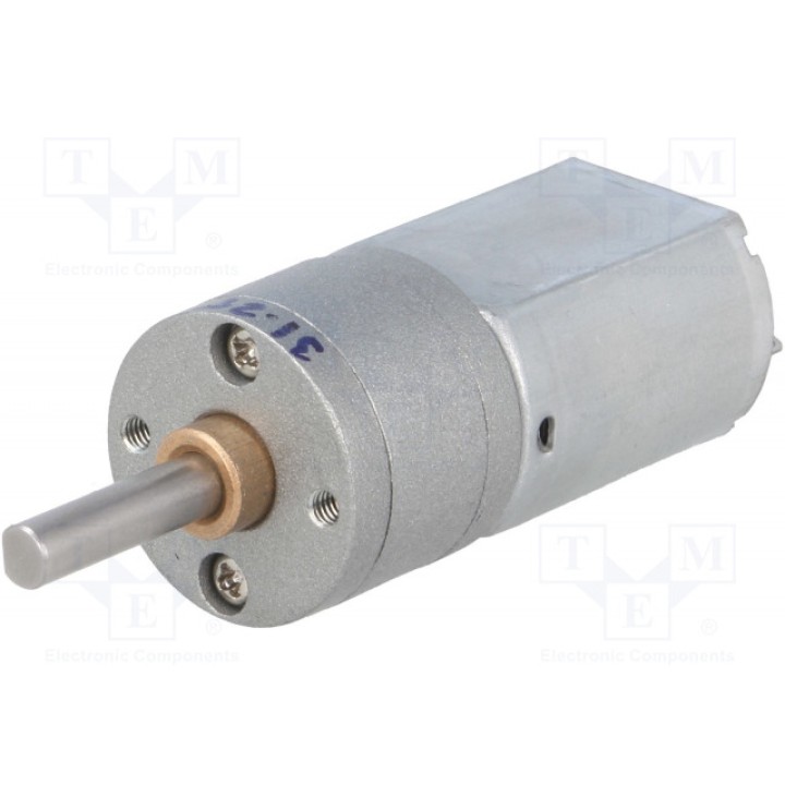 Электродвигатель DC с редуктором POLOLU 31:1 METAL GEARMOTOR 20DX41L MM 6V (POLOLU-3451)