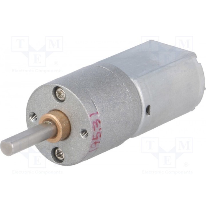 Электродвигатель DC с редуктором POLOLU 195:1 METAL GEARMOTOR 20DX44L MM 6V (POLOLU-3457)