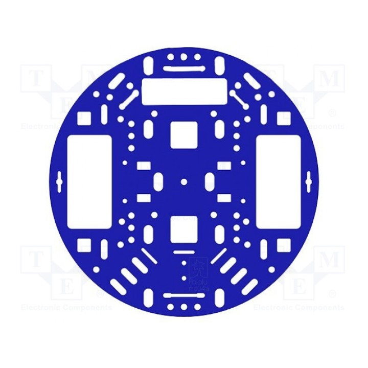 Шасси POLOLU ROBOT CHASSIS RRC04A SOLID BLUE (POLOLU-1502)
