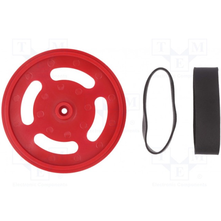 Колесо POLOLU RED WHEEL FUTABA SERVO HUB (POLOLU-227)