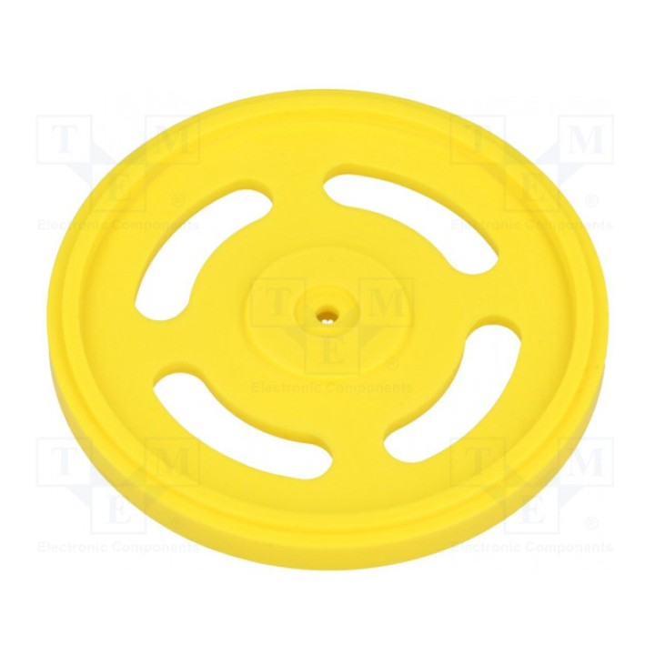 Колесо POLOLU YELLOW WHEEL FUTABA SERVO HUB (POLOLU-228)