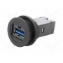 Гнездо usb 22мм HARTING 09454521904 (09454521904)
