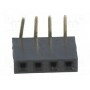 Гнездо штыревой CONNFLY DS1024-1*4RF1 (ZL263-4SG)