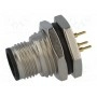 Гнездо m12 AMPHENOL M12A-03PMMP-SF8001 (12-03PMMP-SF8001)