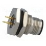 Гнездо m12 AMPHENOL M12A-03PMMP-SF8001 (12-03PMMP-SF8001)
