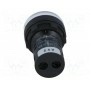 Сигнальная лампа 22мм AUSPICIOUS L22 24VDC W (L22-W-24)